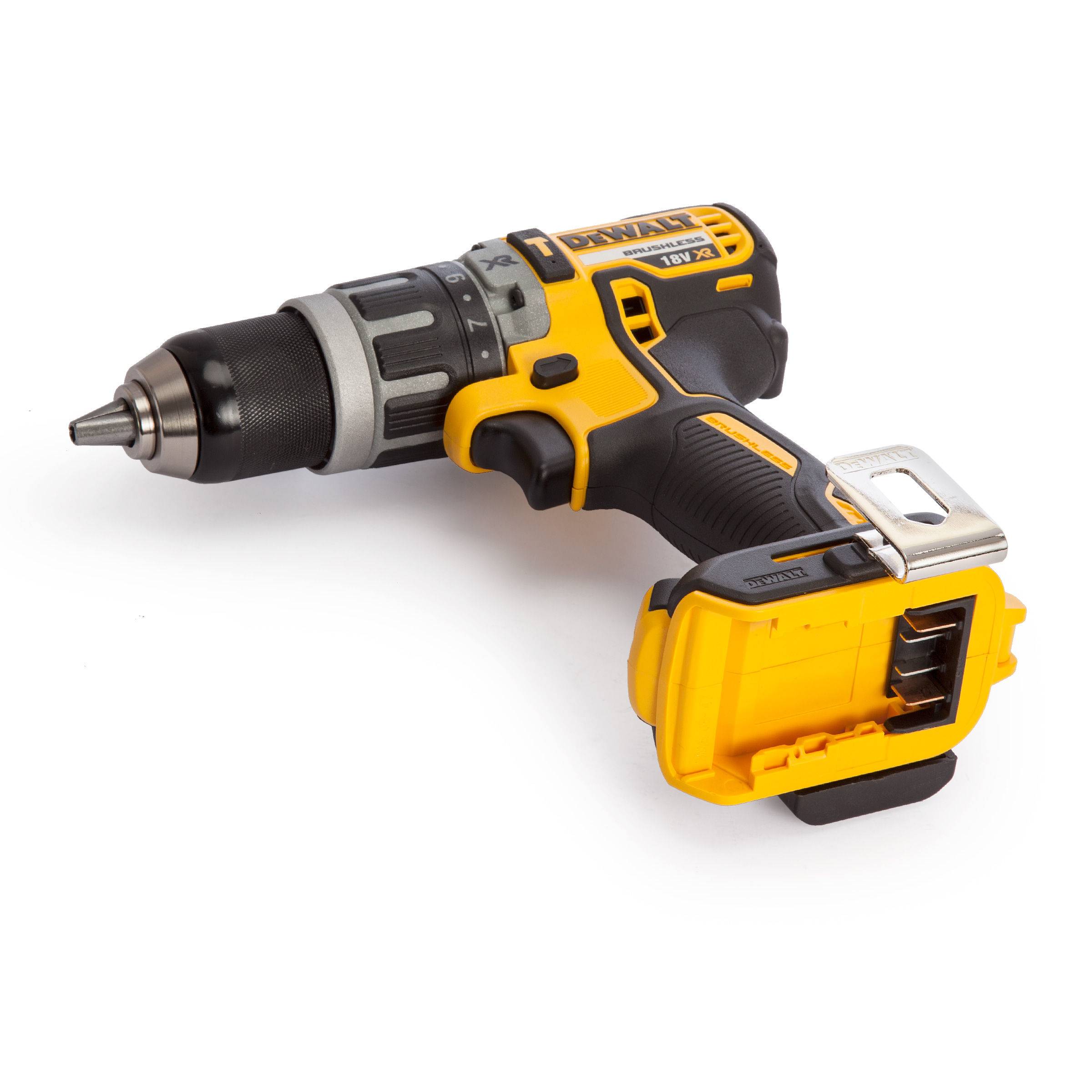 Dewalt Dcd796n 18v Xr Brushless Combi Drill Body Only Powertool Superstore 3323